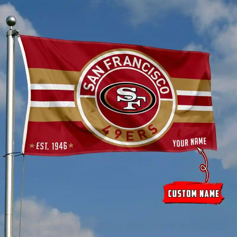 San Francisco 49ers Personalized Flag
