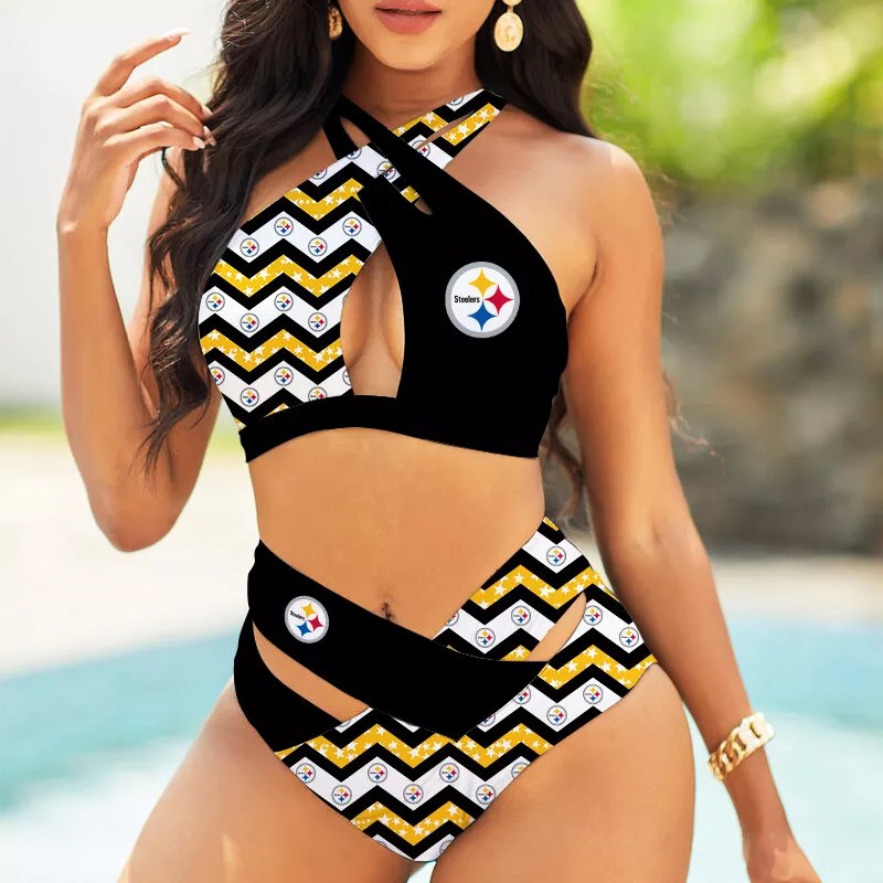 Pittsburgh Steelers Women's Bikini Swimsuit