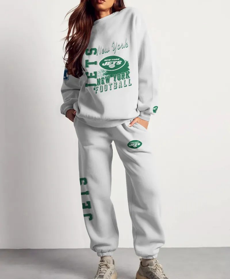 New York Jets Combo 3D Sweatsuit and Sweatpants