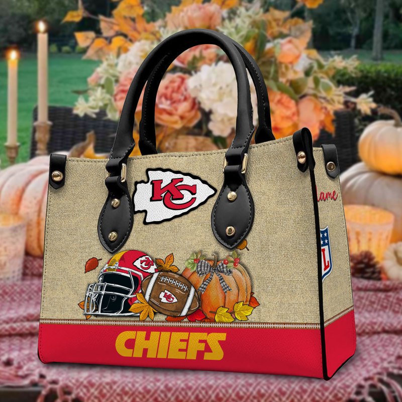 Kansas City Chiefs Premium Leather Hand Bag