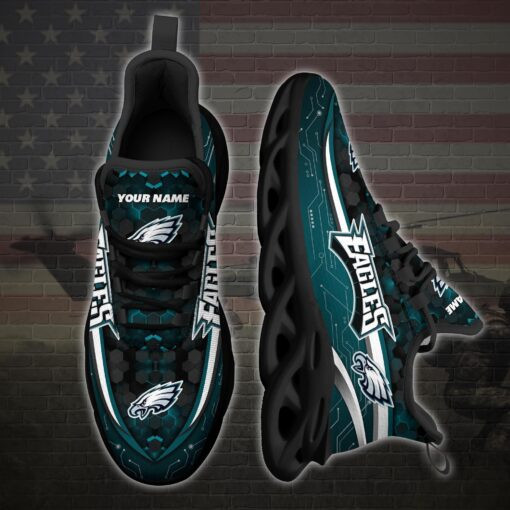 Philadelphia Eagles Personalized Yezy Running Sneakers 77