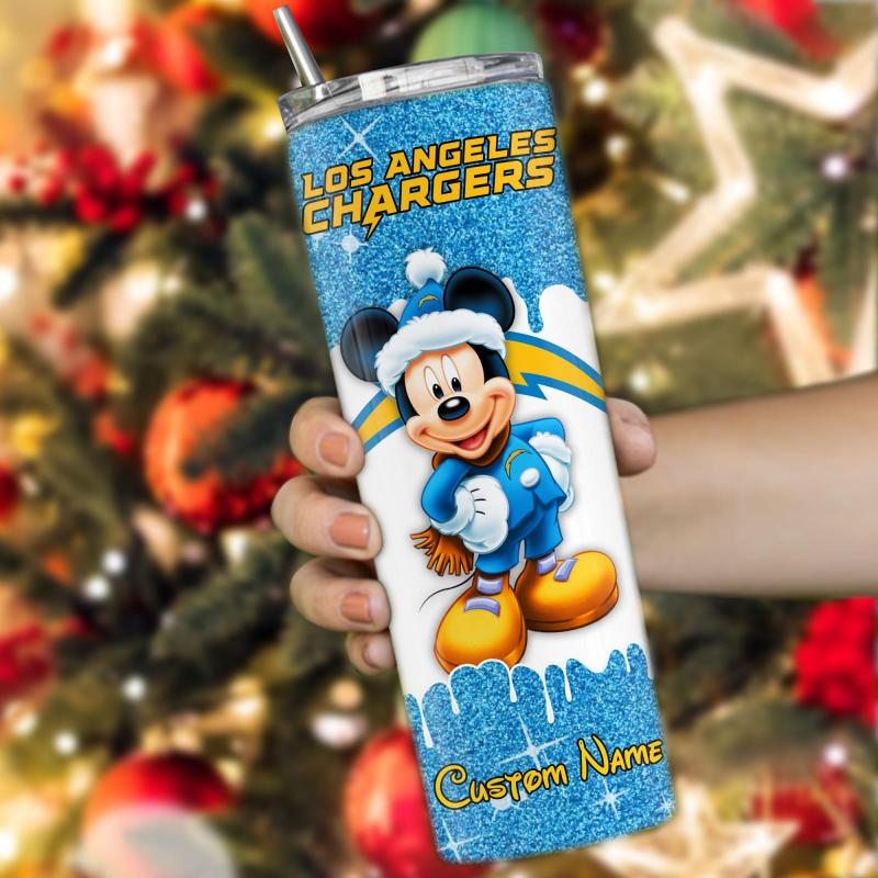Glittery Chargers Tumbler