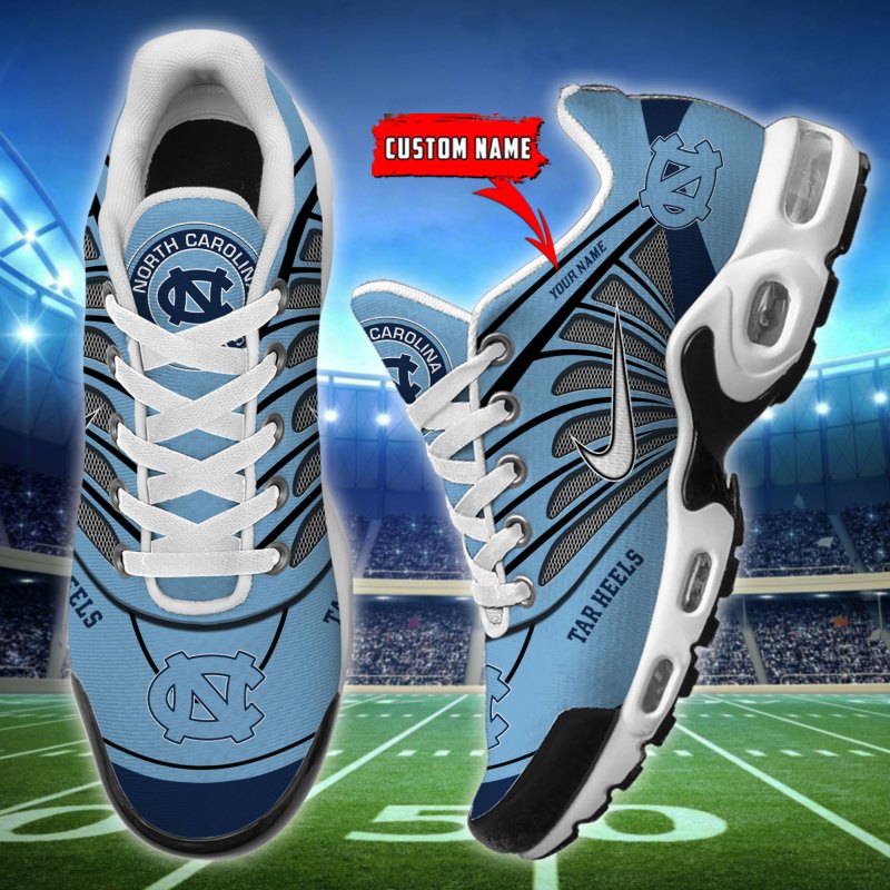 North Carolina Tar Sneakers Front View