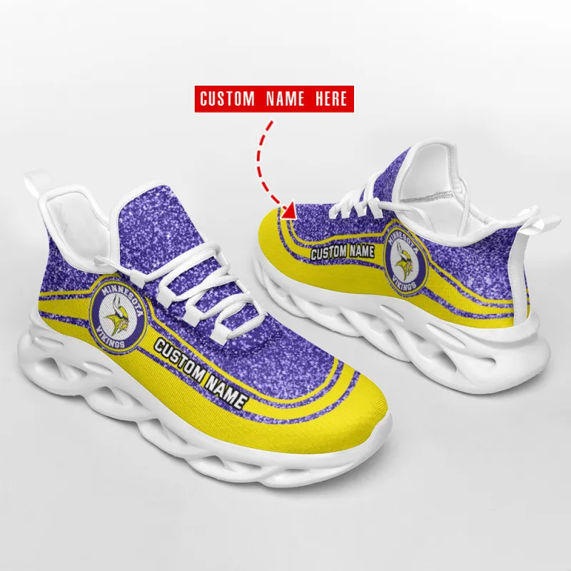 Minnesota Vikings Personalized Yezy Running Sneakers