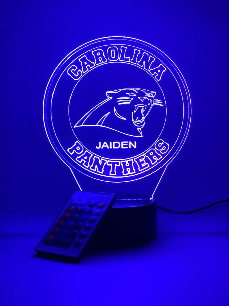 Personalized NFL Lamp