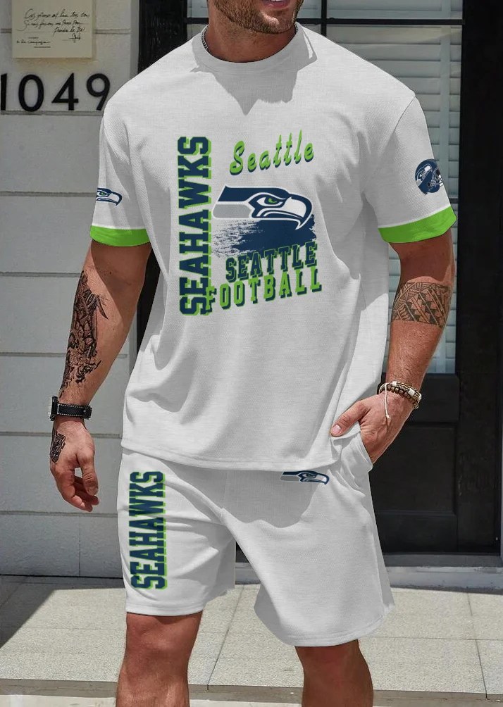Seattle Seahawks T-Shirt and Shorts 1