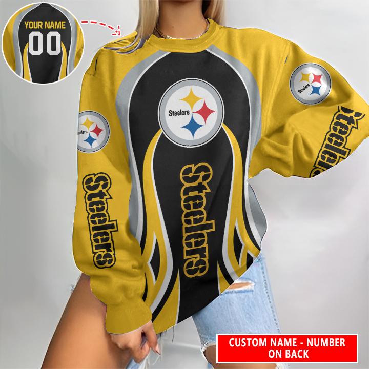 Pittsburgh Steelers Personalized Round Neck Sweatshirt
