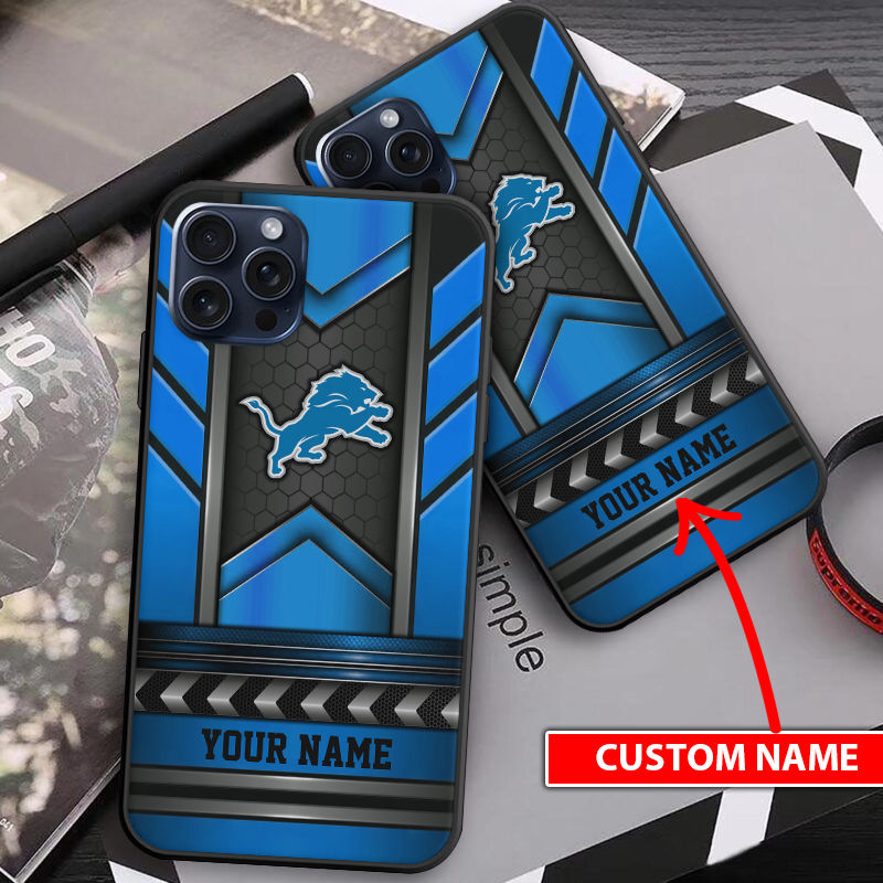 Detroit Lions Personalized Phone Case
