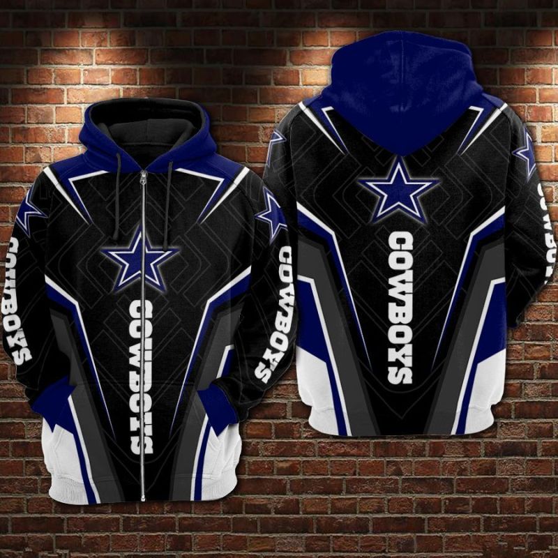 Detail view of Dallas Cowboys GM Style 2 Hoodie