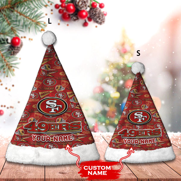 49ers Personalized Holiday Hat