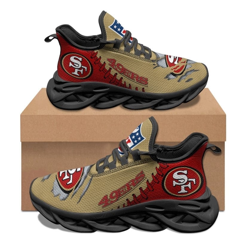 San Francisco 49ers Sneakers 3D Max Soul Shoes