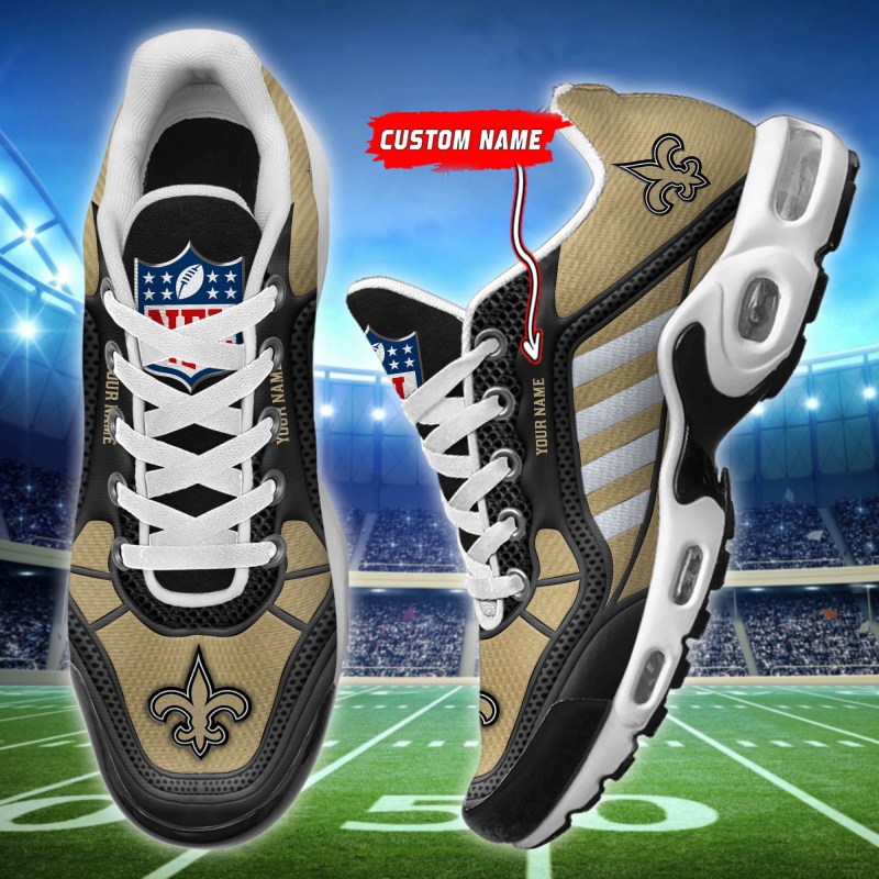 New Orleans Saints T-N Youth Sneakers Side View