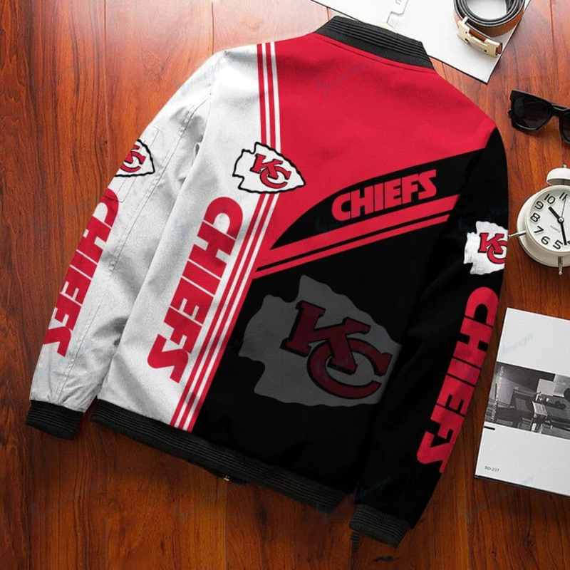 Kansas City Chiefs Bomber Jacket Detail