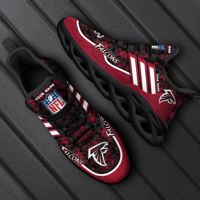 Atlanta Falcons Sneakers Rear View