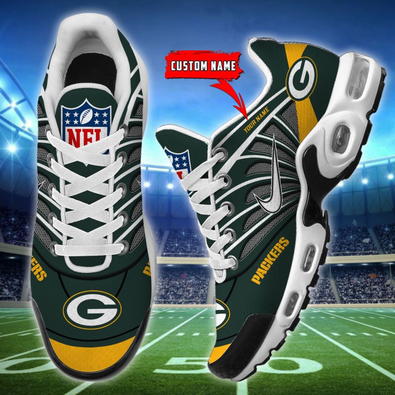 Personalized Green Bay Packers Sneakers Image 2