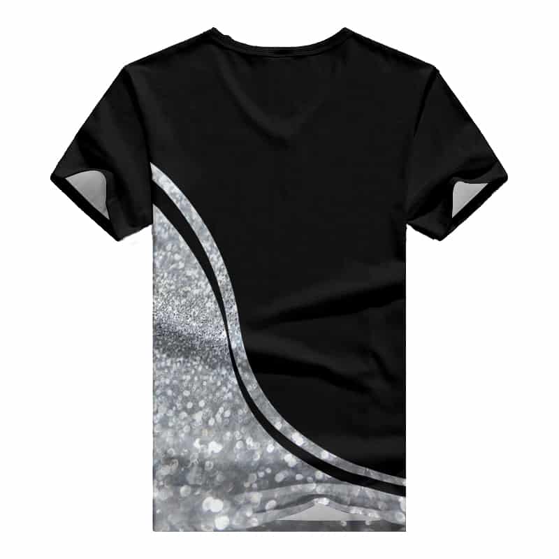 Las Vegas Raiders V-neck T-shirt with model