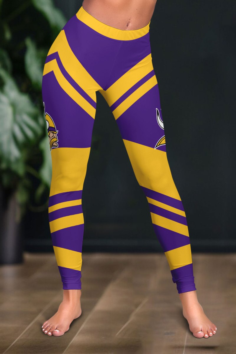 Minnesota Vikings Leggings Back View