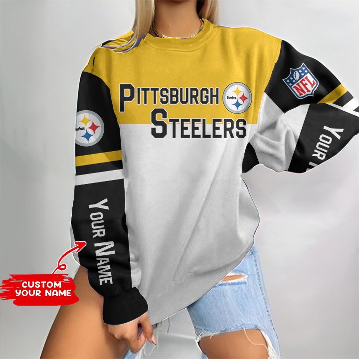 Pittsburgh Steelers Personalized Round Neck Sweatshirt