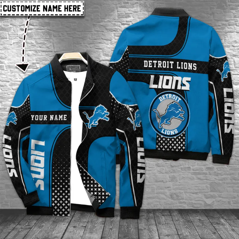 Detroit Lions Bomber Jacket - Stylish NFL Fan Gear
