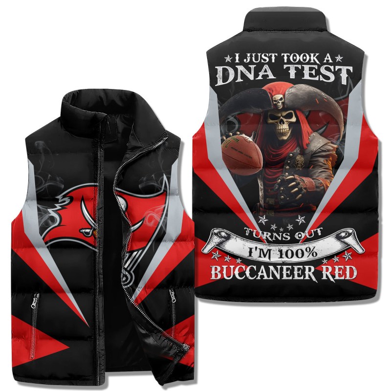 Tampa Bay Buccaneers Premium Sleeveless Puffer Jacket