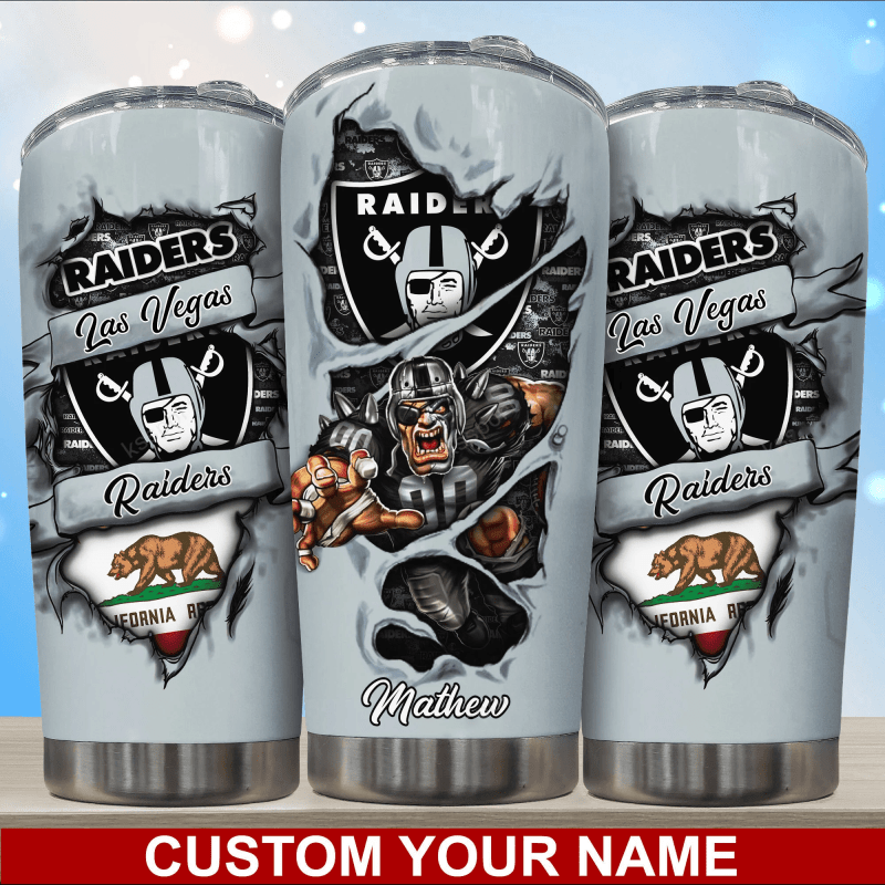 Las Vegas Raiders Personalized Tumbler