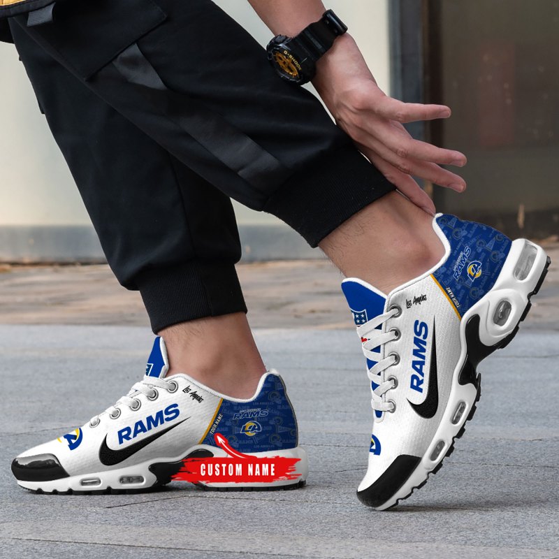 Los Angeles Rams Youth Sneakers Mockup 3