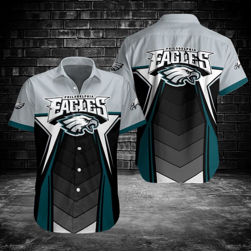 Philadelphia Eagles Button Shirts Sizing Chart
