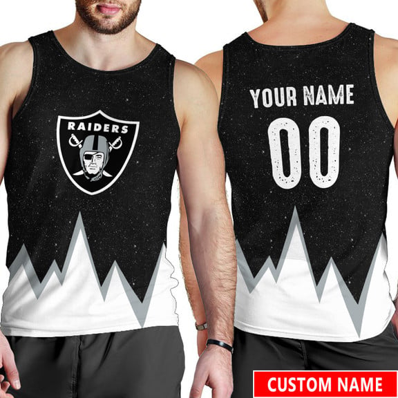Las Vegas Raiders Personalized Men's Tank Top