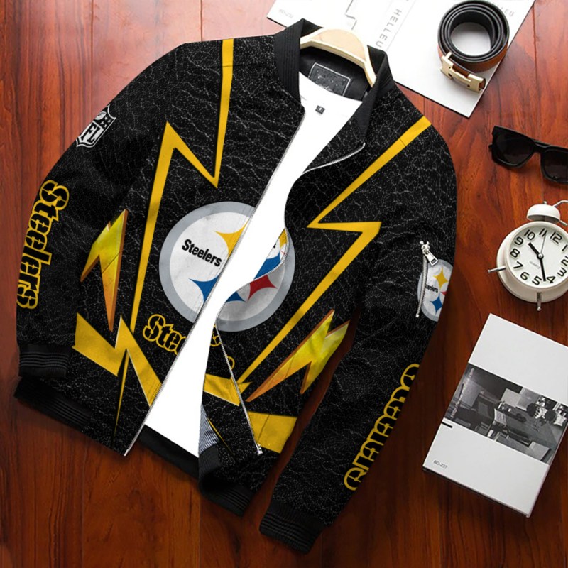 Pittsburgh Steelers Bomber Jacket Details