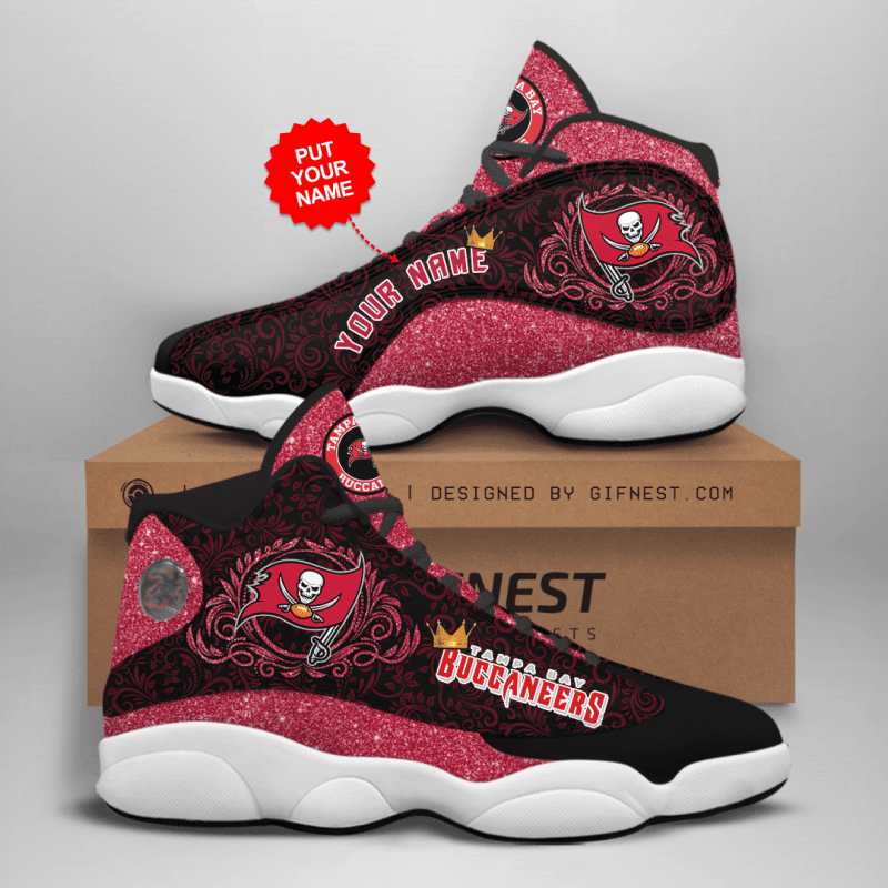 Tampa Bay Buccaneers Personalized AJD13 Sneakers