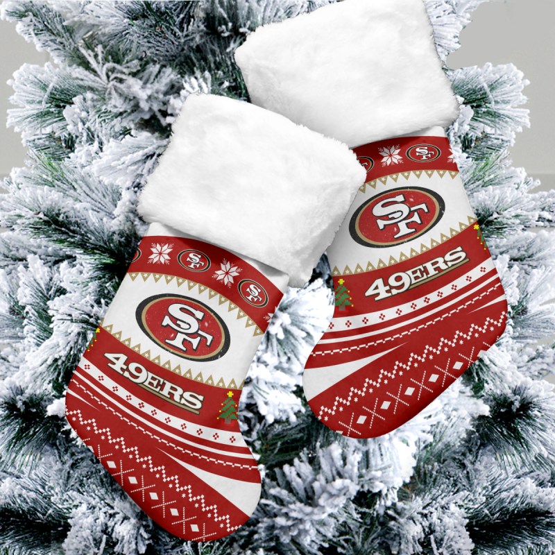 San Francisco 49ers Christmas Socks Image 2