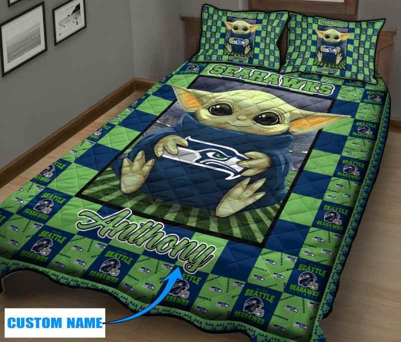 Seattle Seahawks Quilt Set