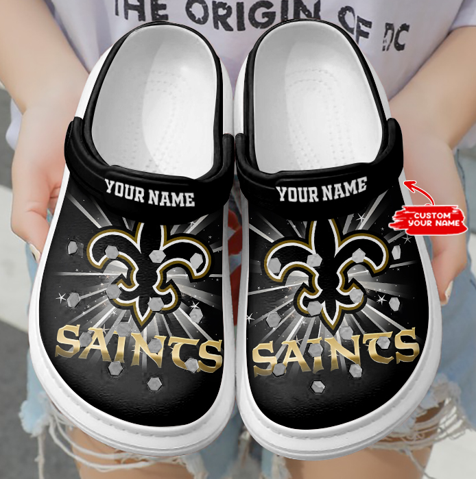 New Orleans Saints Personalized Limited Clogs - Game Day Fan Gear
