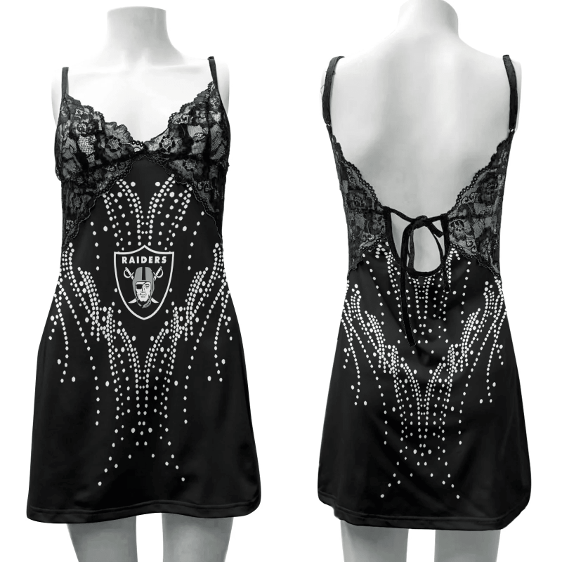 Sporty Las Vegas Raiders Slip Dress