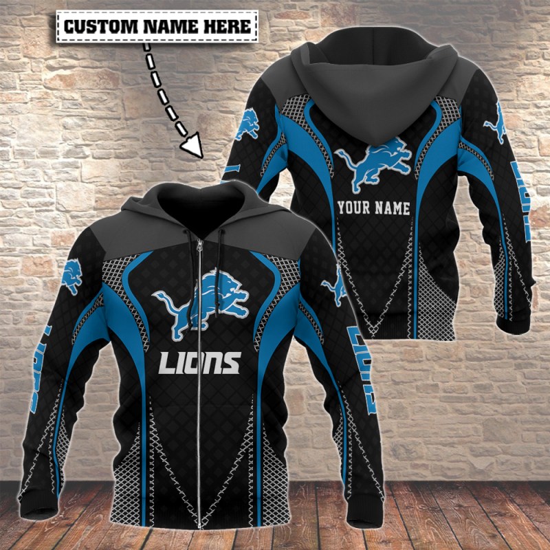 Detroit Lions Personalized Hoodie
