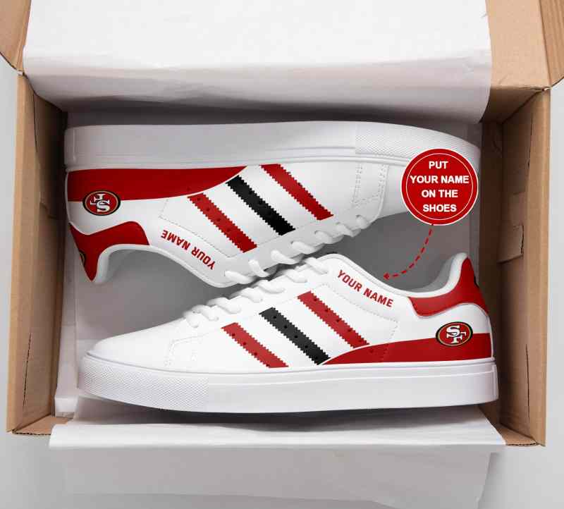 San Francisco 49ers Custom Sneakers Design