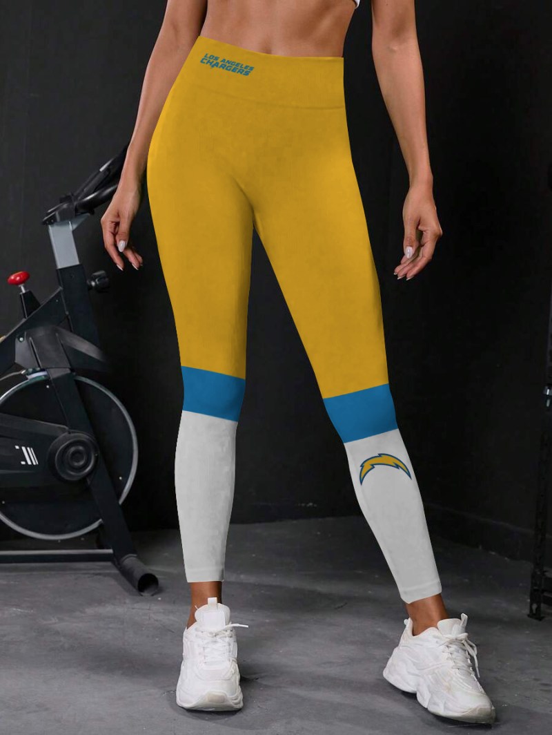 Los Angeles Chargers High Waist Leggings
