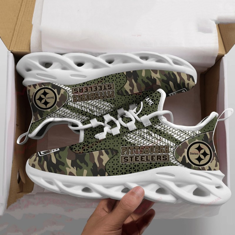 Pittsburgh Steelers Personalized Yezy Running Sneakers 1