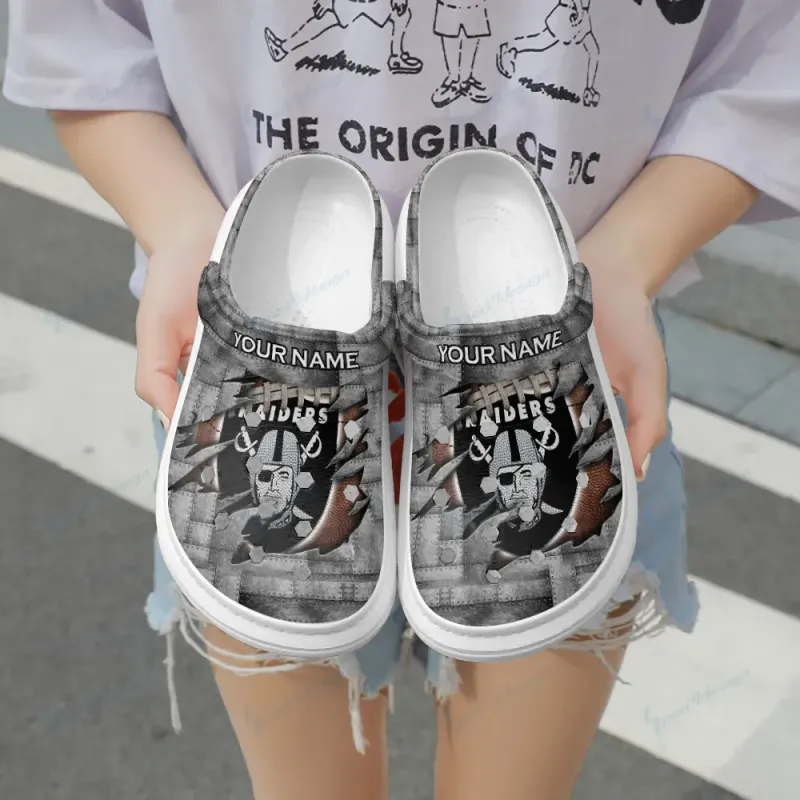 Las Vegas Raiders Personalized Limited Clog