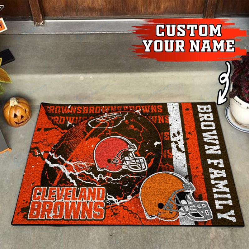 Cleveland Browns Personalized Doormat