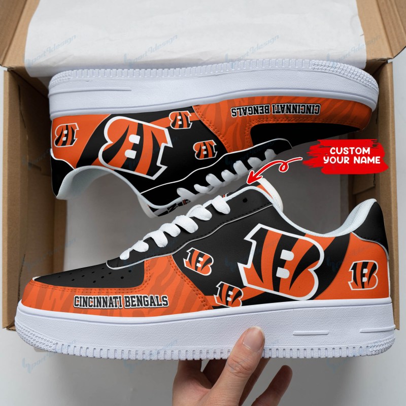Cincinnati Bengals Personalized AF1 Shoes
