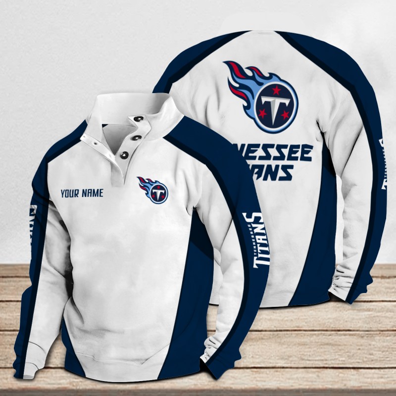 Tennessee Titans Casual Colorful Stand Collar Sweatshirt