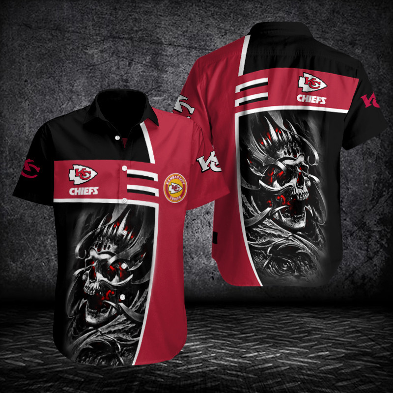 Kansas City Chiefs Button Shirt Sizing Chart