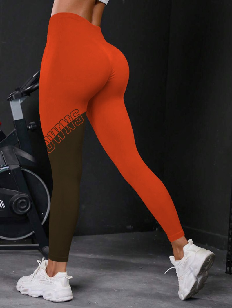 Cleveland Browns High Waist Leggings