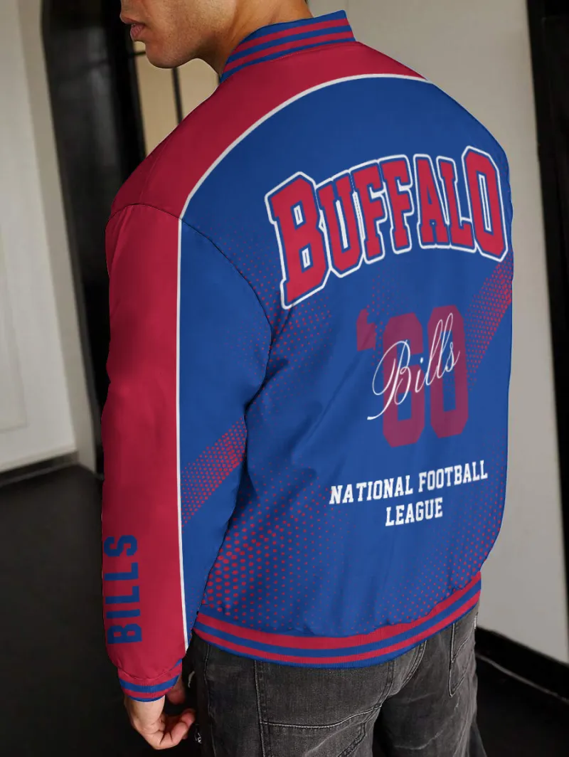 Buffalo Bills Varsity Jacket Back