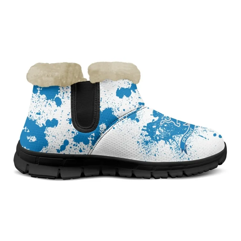Detroit Lions Comfy Winter Snow Boots - Image 5
