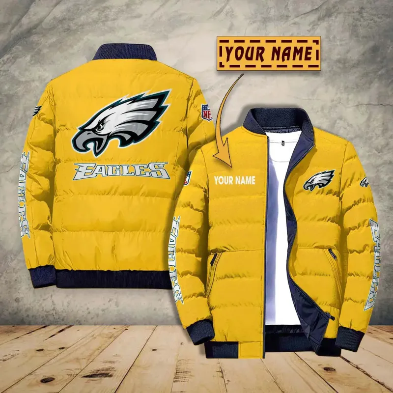Philadelphia Eagles Puffer Jacket Image 4