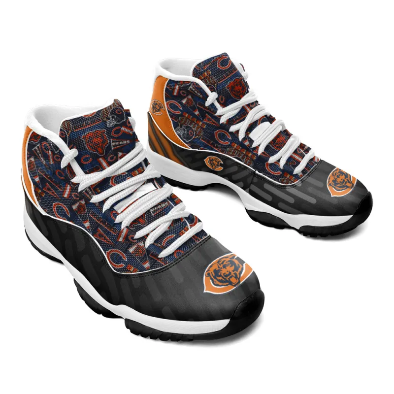 Chicago Bears AJD11 Sneakers Side View