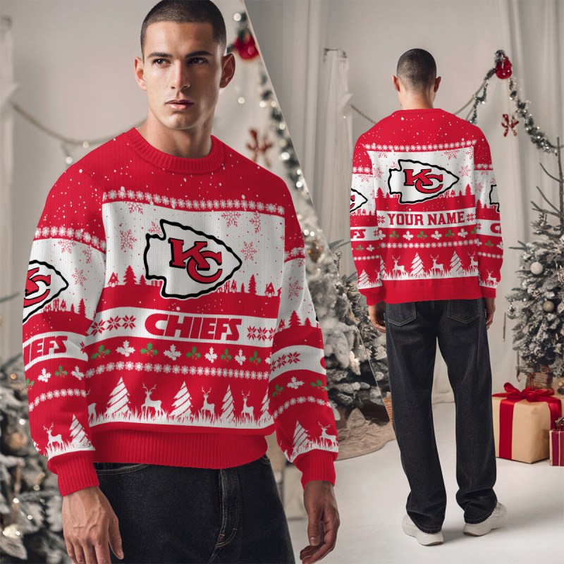 Kansas City Chiefs Ugly Christmas Sweater - Studio