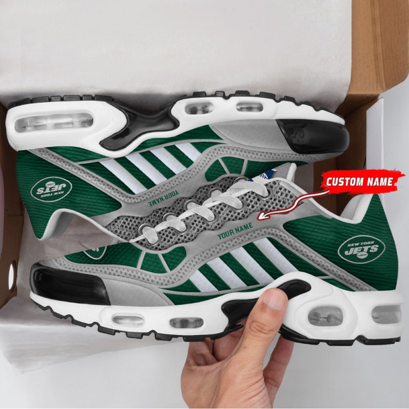 New York Jets Personalized Plus T-N Youth Sneakers